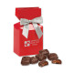 Chocolate Sea Salt Caramels in Gift Box with Bow
