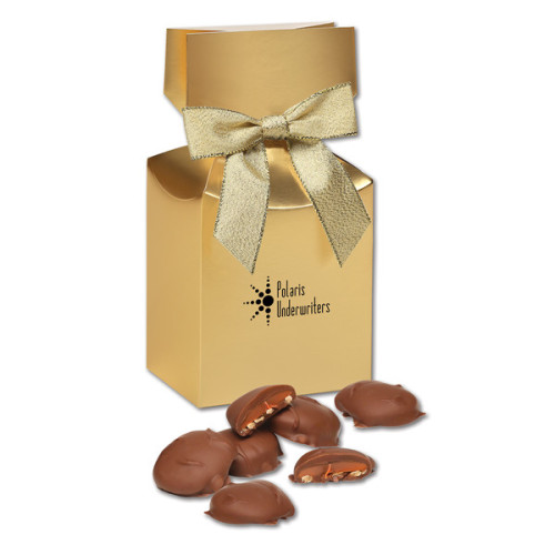 Caramel Pecan Clusters in Gift Box with Bow Caramel Pecan Clusters in Gift Box with Bow
