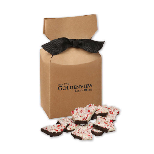 Peppermint Bark in Gift Box with Bow