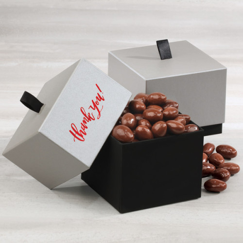 Subtle Sophistication Gift Box with Chocolate Covered Almonds Subtle Sophistication Gift Box with Chocolate Covered Almonds