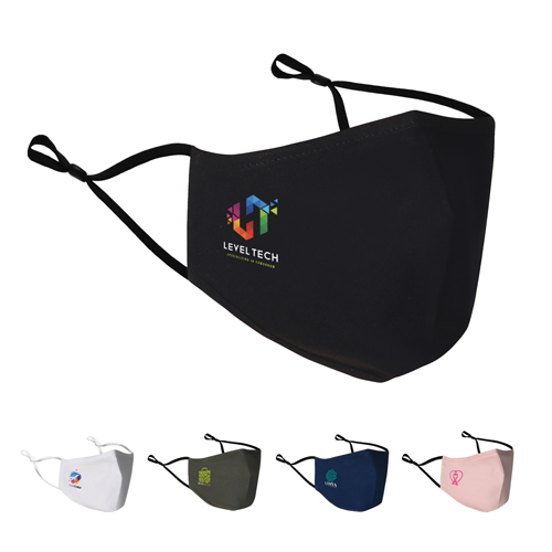 Premium Antimicrobial Cotton Mask -  Full Color Print Design