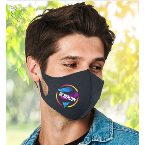 Fashion Stretchy Reusable Custom Mask - Spandex and Polyester
