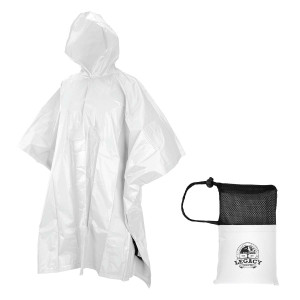 PEVA Poncho with Drawstring Pouch