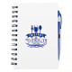 Plastic Spiral Bound Journal with Pen