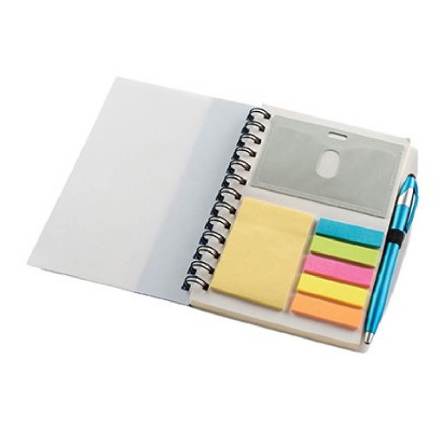 Plastic Spiral Bound Journal with Pen
