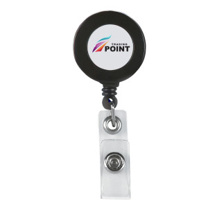Retractable Badge Holder with Laminated Label Retractable Badge Holder with Laminated Label