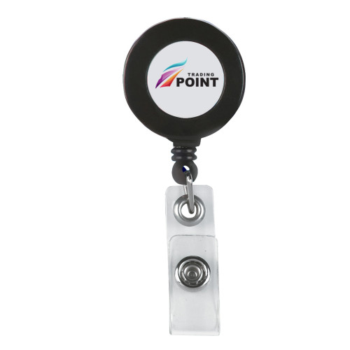 Retractable Badge Holder with Laminated Label