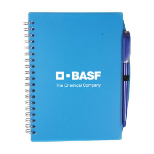 Spiral Notebook with Pen 5.75" X 7.125"