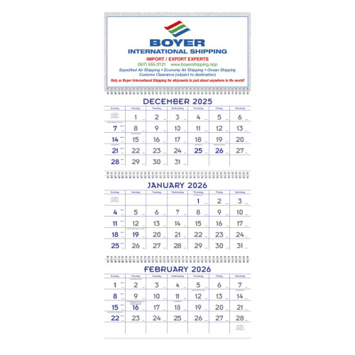 Triumph® Calendars 2026 Blue & Grey Commercial Planner Triumph® Calendars 2026 Blue & Grey Commercial Planner