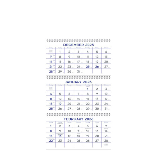 Triumph® Calendars 2026 Blue & Grey Commercial Planner Triumph® Calendars 2026 Blue & Grey Commercial Planner