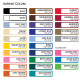 Color Cotton Canvas Tote Bag - 13x5x13