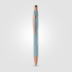 Orbit Spinner Rose Gold Metal Pen with Stylus