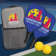Flexstrike Pro Pickleball Set - Full Color Imprint on Paddles and Bag Flexstrike Pro Pickleball Set - Full Color Imprint on Paddles and Bag