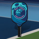 FlexStrike Lite Custom Fiberglass Pickleball Paddle with Black Trim & Black Handle