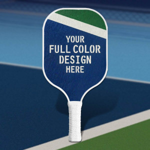 Personalized FlexStrike Pro Fiberglass Pickleball Paddle with White Trim & White Handle - No Minimum Personalized FlexStrike Pro Fiberglass Pickleball Paddle with White Trim & White Handle - No Minimum