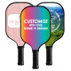 NitroStrike Pro Custom Carbon Fiber Pickleball Paddle with Black Trim & Black Handle NitroStrike Pro Custom Carbon Fiber Pickleball Paddle with Black Trim & Black Handle