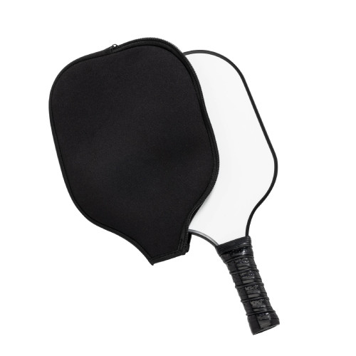 Serve Pro Pickleball Paddle with Cover - One Color Imprint on Bottom of Paddle Serve Pro Pickleball Paddle with Cover - One Color Imprint on Bottom of Paddle