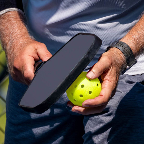 Serve Pro Pickleball Paddle with Cover - One Color Imprint on Bottom of Paddle Serve Pro Pickleball Paddle with Cover - One Color Imprint on Bottom of Paddle