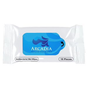 Antibacterial Wet Wipe Packets