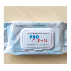 Custom Logo Sanitary Wipes - 20 to 50 Pack