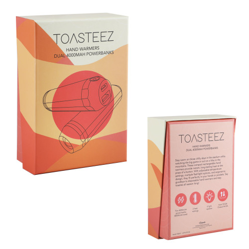 Toasteez 3-in-1 Handwarmers & 4,000 mAh Power Banks