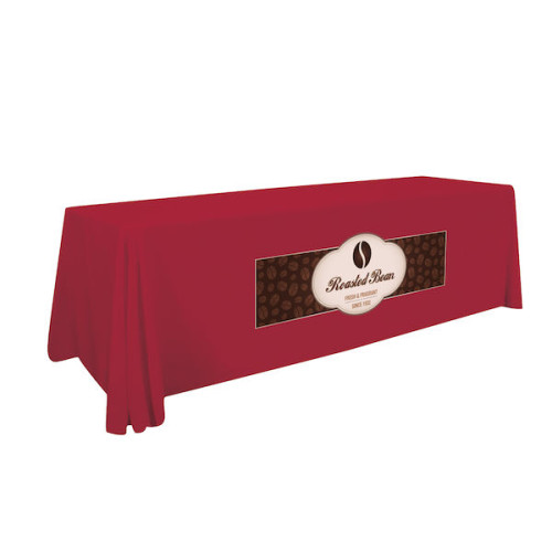 Stain-Resistant 4-Sided Table Throw (Full-Color Imprint, One Location) Stain-Resistant 4-Sided Table Throw (Full-Color Imprint, One Location)