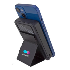 10,000 mAh Energizer® Mag-N-Kick™ Wireless Charger Power Bank and Phone Stand