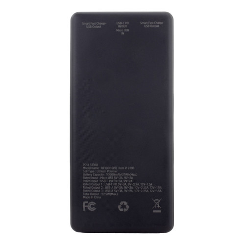 10,000 mAh Energizer® PD Power Bank