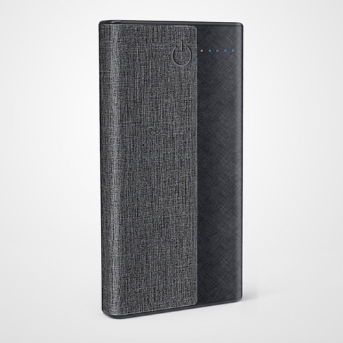 10,000 mAh Linen Cloth Wireless Charging Power Bank