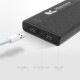 10,000 mAh Linen Cloth Wireless Charging Power Bank