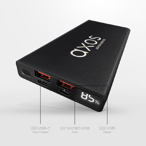 10,000 mAh Metallic Quick Charger Power Bank