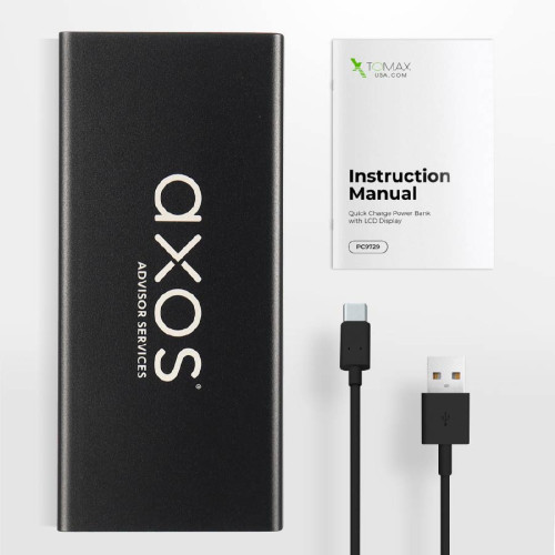 10,000 mAh Metallic Quick Charger Power Bank