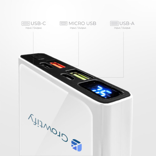 10,000 mAh 15W Wireless SuperCharger Power Bank