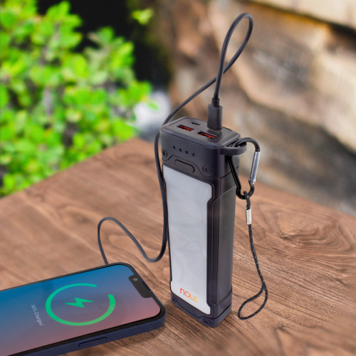 20,000 mAh 2-in-1 Power Bank with Flash Light