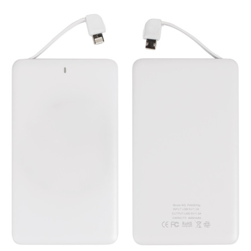 4,000 mAh FlexiCore 4-in-1 Compact Power Bank