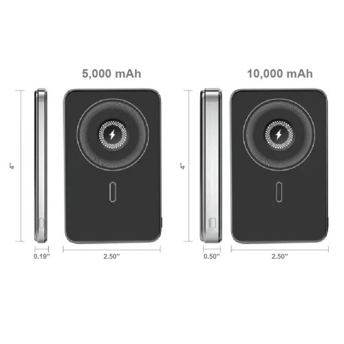5,000 mAh Custom Ultra Slim MagVibe Magnetic Aluminum Wireless Charger 5,000 mAh Custom Ultra Slim MagVibe Magnetic Aluminum Wireless Charger