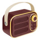 AWS Retro Boom FM Radio & Wireless Speaker