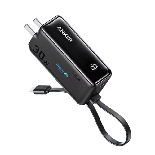 Anker® 3-in-1 Power Bank (30W, Fusion, Built-In USB-C Cable)