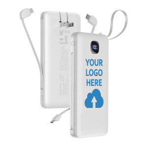 20,000 mAh ApexCharge 6-in-1 Custom Logo Power Bank 20,000 mAh ApexCharge 6-in-1 Custom Logo Power Bank