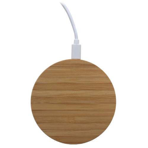 Disc Bamboo 15W Wireless Charger Disc Bamboo 15W Wireless Charger