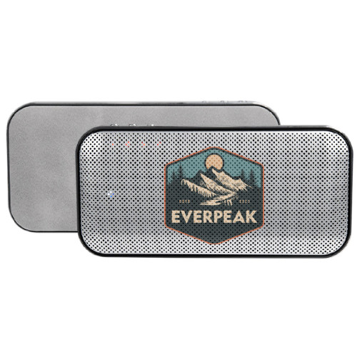 Cutter & Buck® Aluminum Suede Speaker and Power Bank Cutter & Buck® Aluminum Suede Speaker and Power Bank