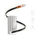 Dynamis Metallic 20,000 mAh High Capacity Power Bank with Retractable Cable