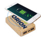 5,000 mAh Edie Green Bamboo Wireless Power Bank 5,000 mAh Edie Green Bamboo Wireless Power Bank
