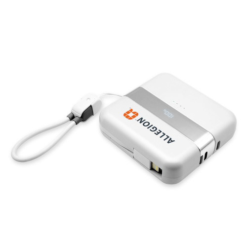 Gemini Two Piece Shareable 10,000 mAh Power Bank with Charging Cable Loop Gemini Two Piece Shareable 10,000 mAh Power Bank with Charging Cable Loop