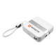 Gemini Two Piece Shareable 10,000 mAh Power Bank with Charging Cable Loop Gemini Two Piece Shareable 10,000 mAh Power Bank with Charging Cable Loop