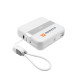 Gemini Two Piece Shareable 10,000 mAh Power Bank with Charging Cable Loop Gemini Two Piece Shareable 10,000 mAh Power Bank with Charging Cable Loop
