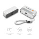 Gemini Two Piece Shareable 10,000 mAh Power Bank with Charging Cable Loop Gemini Two Piece Shareable 10,000 mAh Power Bank with Charging Cable Loop