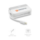 Gemini Two Piece Shareable 10,000 mAh Power Bank with Charging Cable Loop Gemini Two Piece Shareable 10,000 mAh Power Bank with Charging Cable Loop