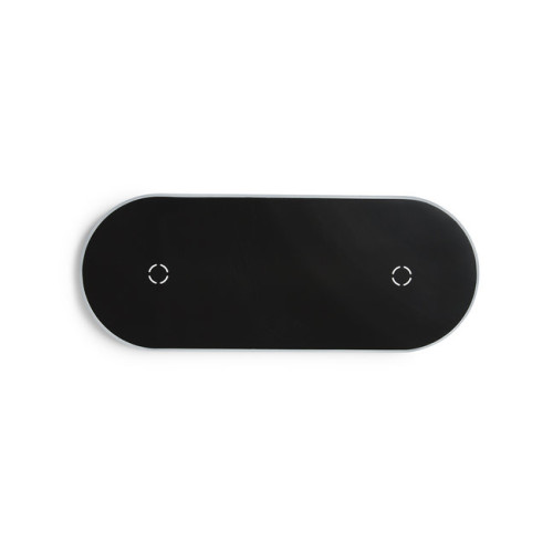Light-Up-Your-Logo Duo Wireless Charging Pads