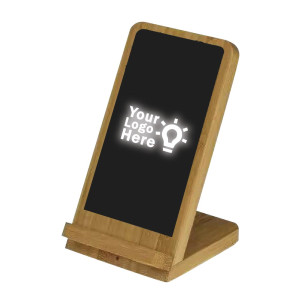 Lux Glow Bamboo Wireless Standing Charger Lux Glow Bamboo Wireless Standing Charger